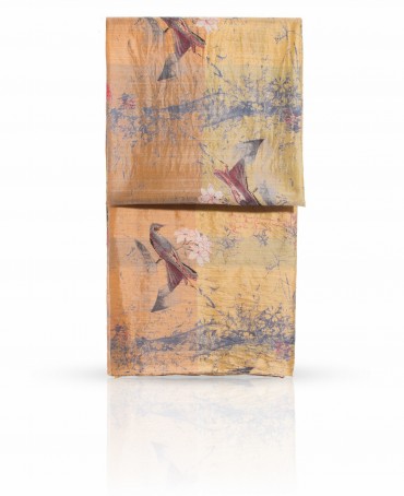 Палантин Женский SN-VINTAGE.BIRD/YELLOW